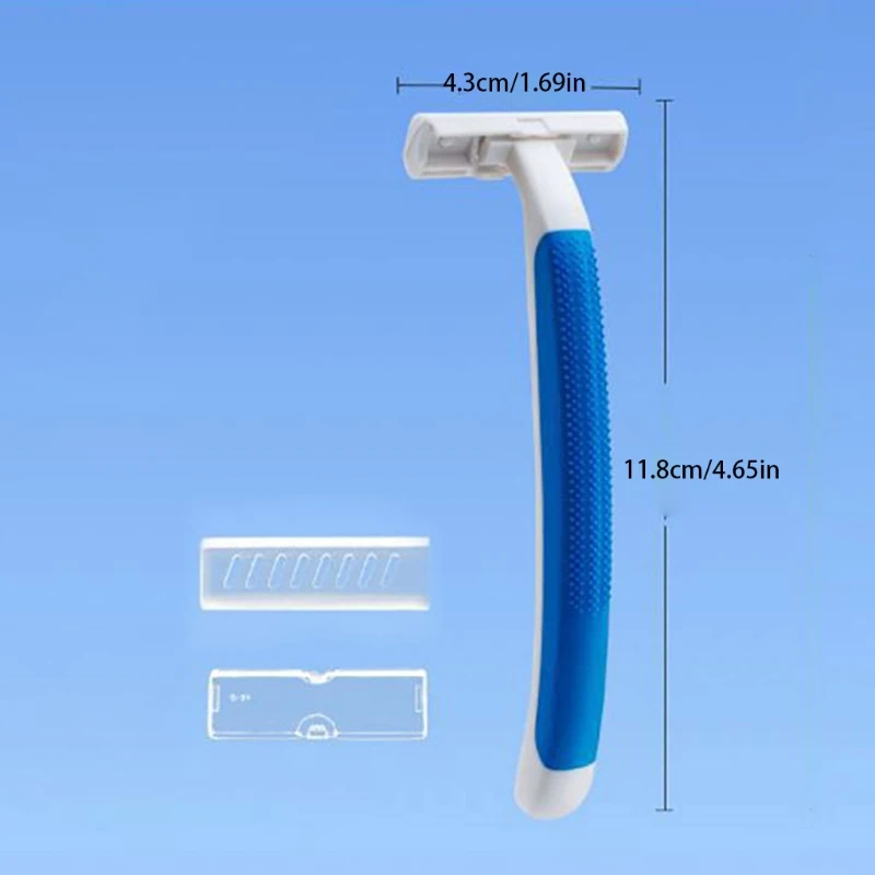 CPDD 50 Chiếc Đồng Hồ Lưỡi Dao Cạo Dùng Một Lần Thép Không Gỉ Hiếu Khách Chất Lượng Bàn Cạo Râu Hàng Cao Cấp Đôi Lưỡi Dao Cạo Dành Cho Nam