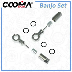 Bike Disc Brake Banjo Connector for Shimano, AVID, SRAM, Formula Brake System, Olive & Banjo, 2 SET