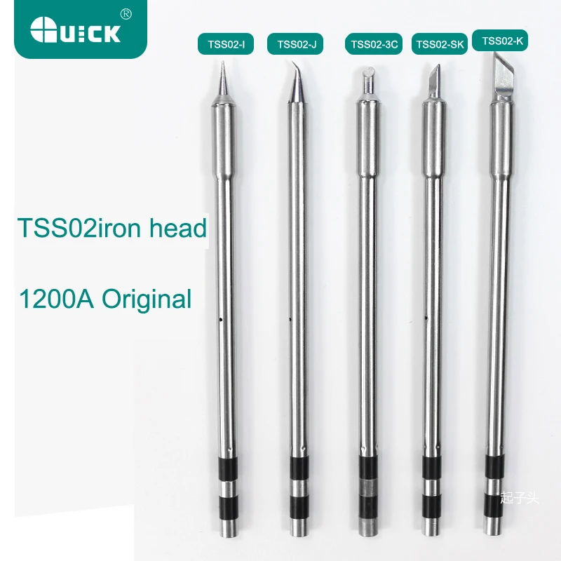 QUICK TS1200A Lead Free Soldering Iron Tip TSS02-SK TSS02-I TSS02-3C TSS02-J TSS02-K TSS02-SK-01 Welding Iron Tip Welding Pen