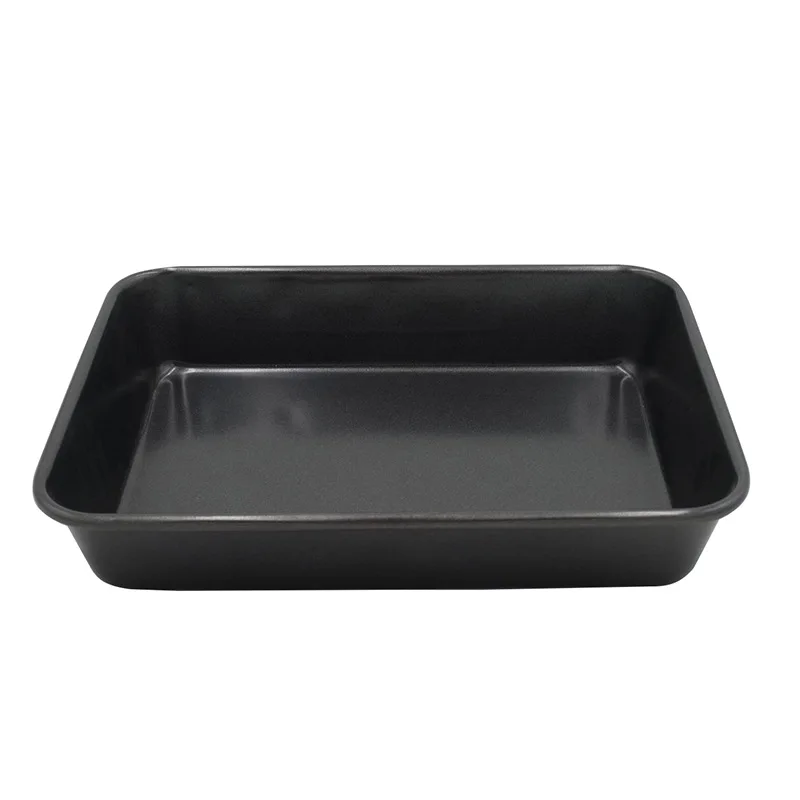 Black Carbon Steel Rectangular Baking Tray Loaf Toast Bread Cake Bakeware DIY Pastry Nonstick Mold Pan Dish Kitchen Utensils