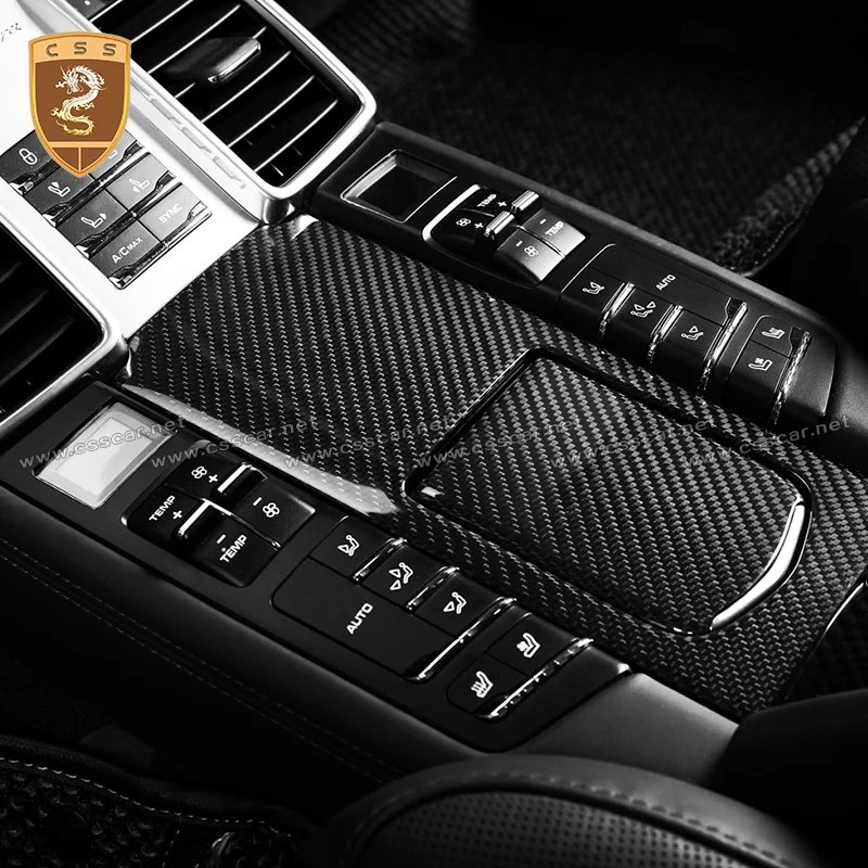 Full Carbon Fiber Interior Trim For Porsche Panamera 970 2014 2015 2016 Car Styling Auto Accessories Decoration