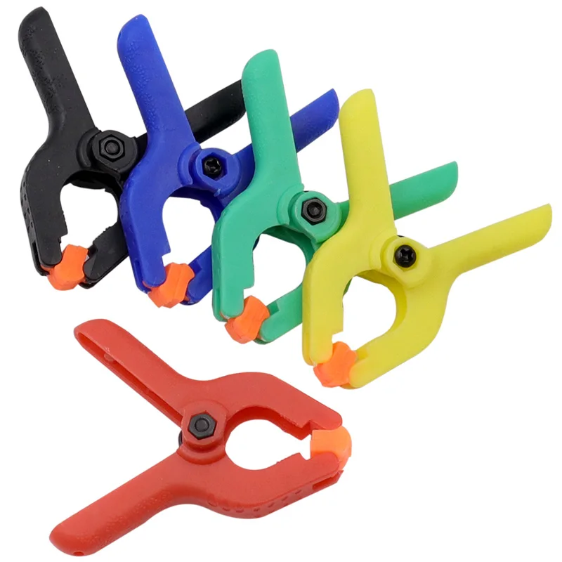 5pcs 2 inch DIY Tools Plastic Nylon Toggle Clamps For Woodworking Spring Clip Photo Studio Clamp Hout