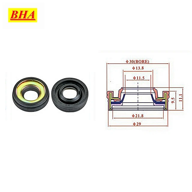 Free shipping,Compressor oil seal for For Nippon Denso 7sbu16 R134a,compressor,Oil seal fo 10P R134A compressor