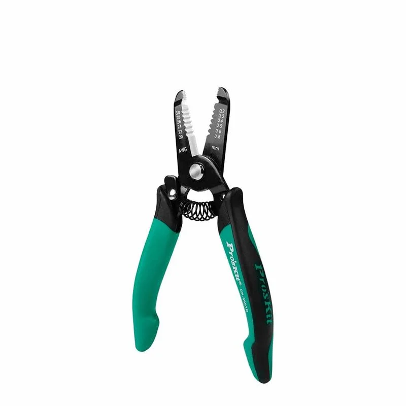 Proskit CP-3001D two-color electronic wire stripping pliers, wire cutters, crimping pliers, electrician wire strippers