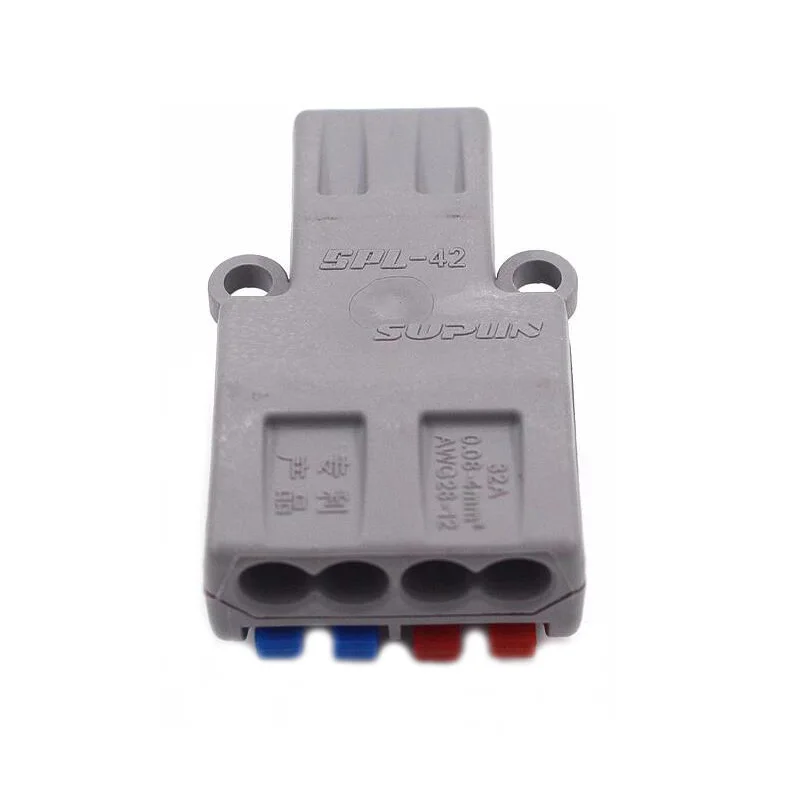 SPL42 62 Wire Electrical Connectors Mini Fast Universal Compact Quick Cable LED Lighting Wiring Connector Push-in Terminal Block