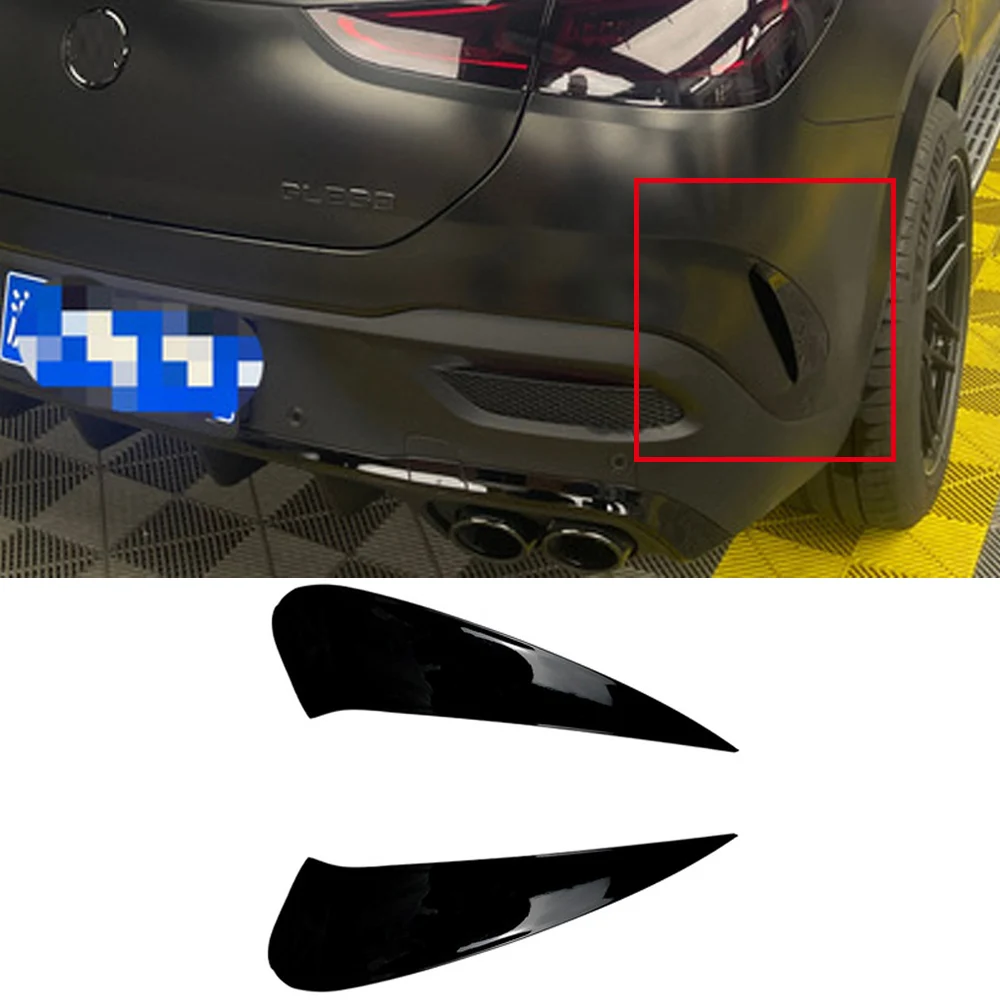 Car Rear bumper AMG bar wind blade rear wind blade Air Vent Canards For Mercedes Benz GLE Coupe C167 GLE350 GLE450 AMG 2019-2021