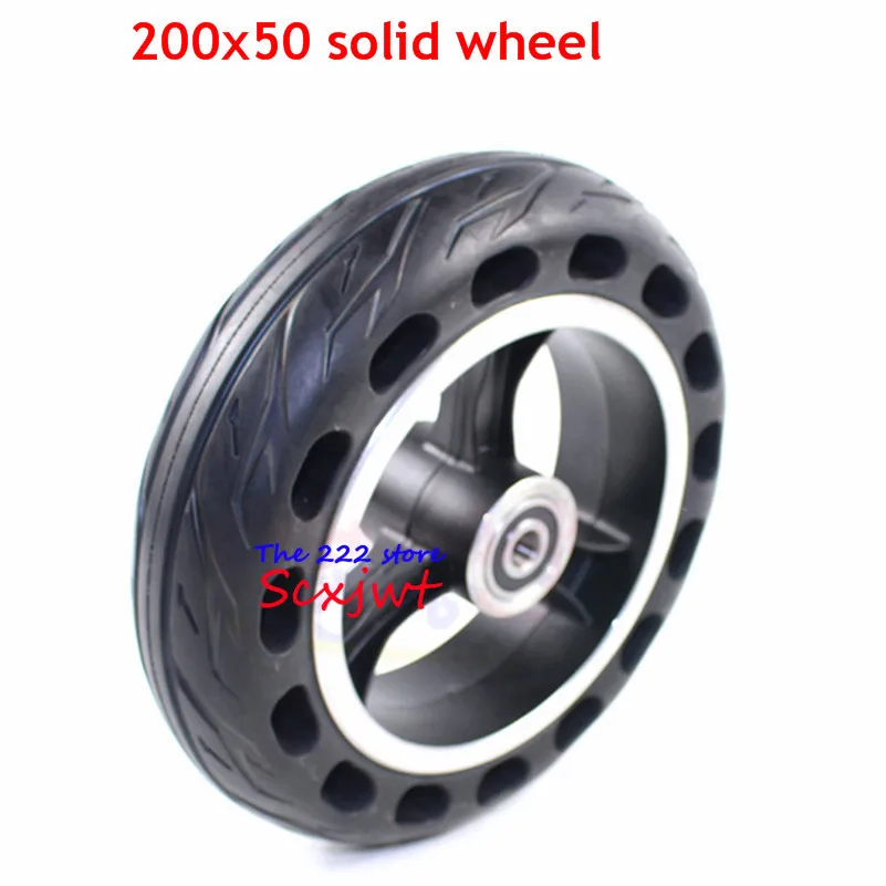 

High Quality 200x50 Solid Wheel Explosion-proof Electric Bike Scooter Tyres 8 Inch Motorcycle Tires Bee Hive Holes