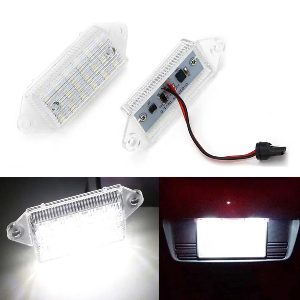 

2Pc Error Free Xenon White SMD LED License Number Plate Light For 2003-2017 Mitsubishi Lancer 2007-2016 Lancer Evolution X