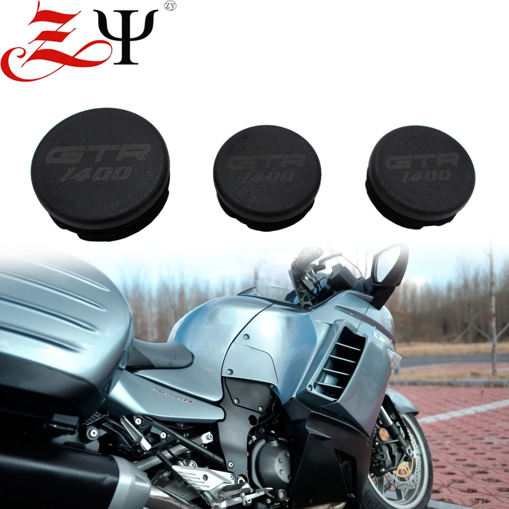 Motorcycle High quality Hole Frame Cover Replaces For Kawasaki GTR1400 GTR 1400 2007 2008 2009 2010 2011 2012