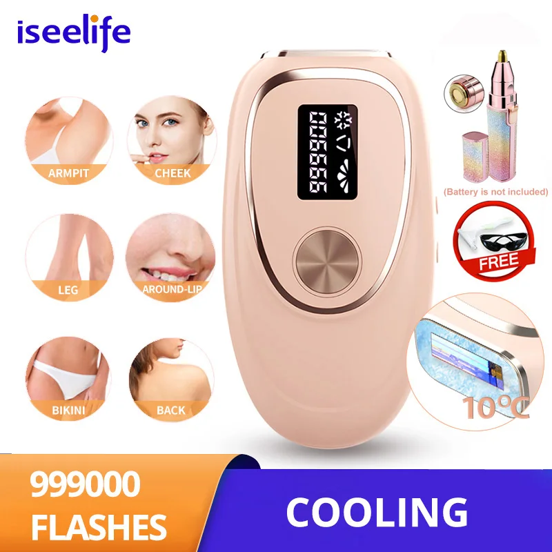 iSeelife  999900 Flash IPL Epilator for Women Men Permanent Hair Removal Home Use Devices Photoepilator Depilator Dropshipping