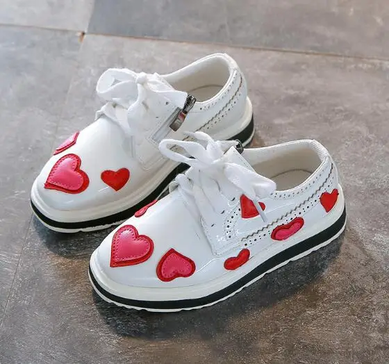 2019 autumn new children's shoes, girls Korean version of the single shoes, big children's casual shoes, muffin bottom princess