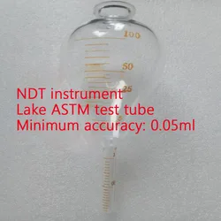 ASTM E709 tubo di misurazione della concentrazione di estremità magnetica fluorescente, tubo di precipitazioni con estremità magnetica, 0.05ML