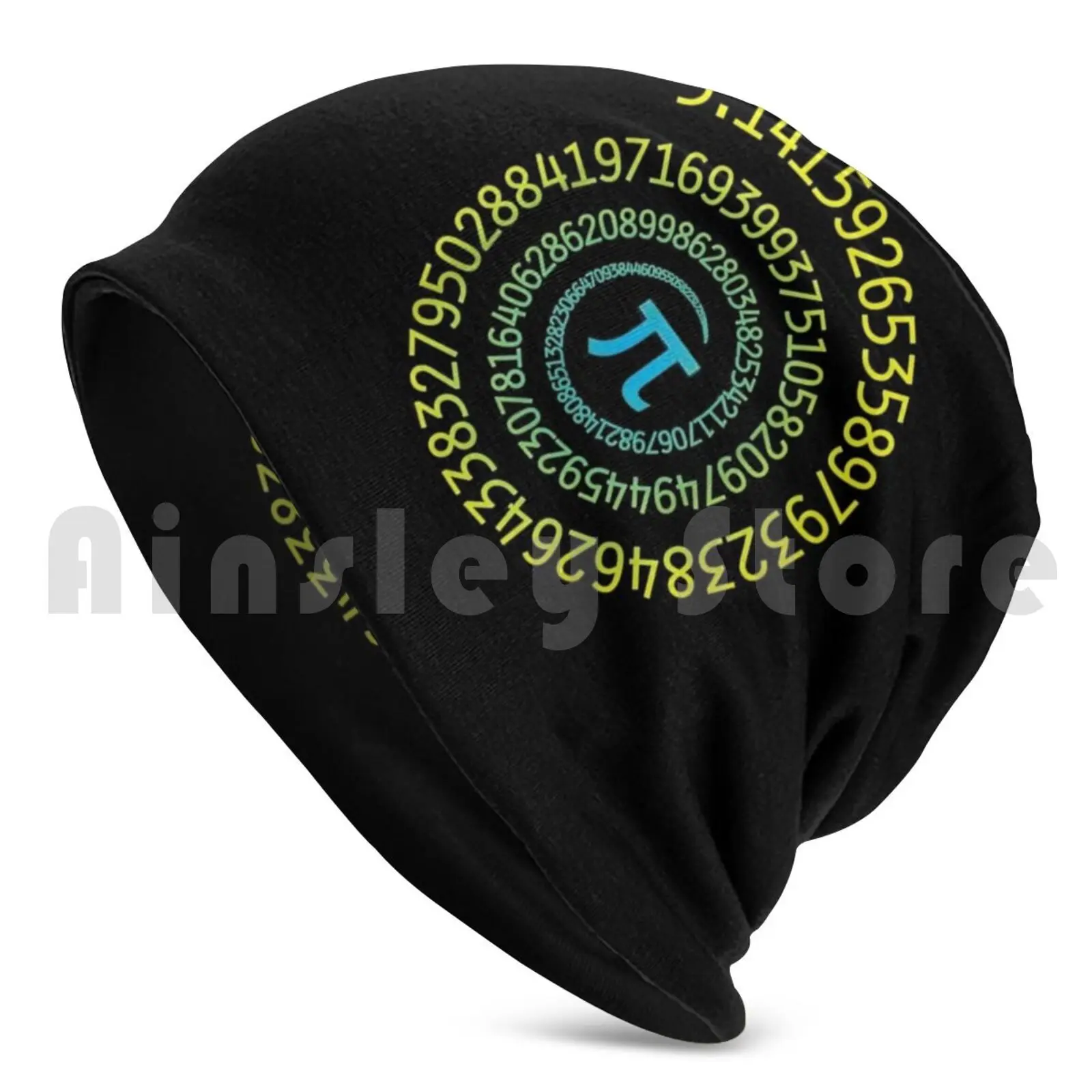 Math Geek Infinite Spiral Pi For Pi Day Beanies Knit Hat Hip Hop Math Geek Infinite Spiral Pi Day