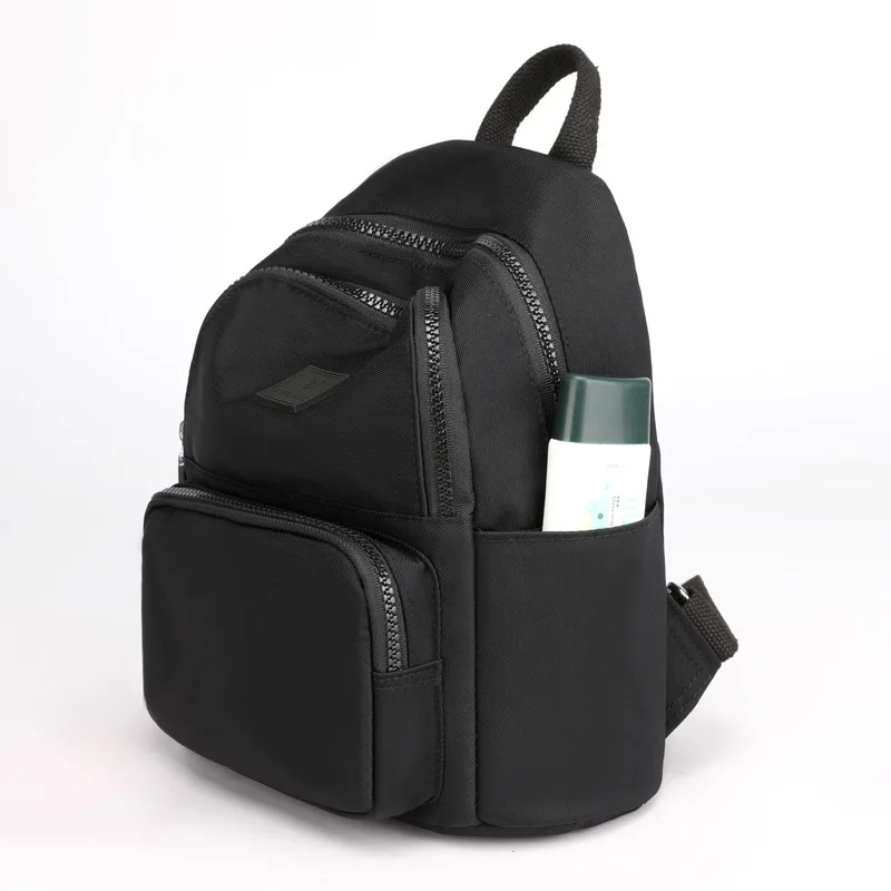 Mochilas de nylon impermeáveis para adolescentes, Mini mochila de viagem para mulheres, Sacos escolares pequenos para meninas, moda feminina