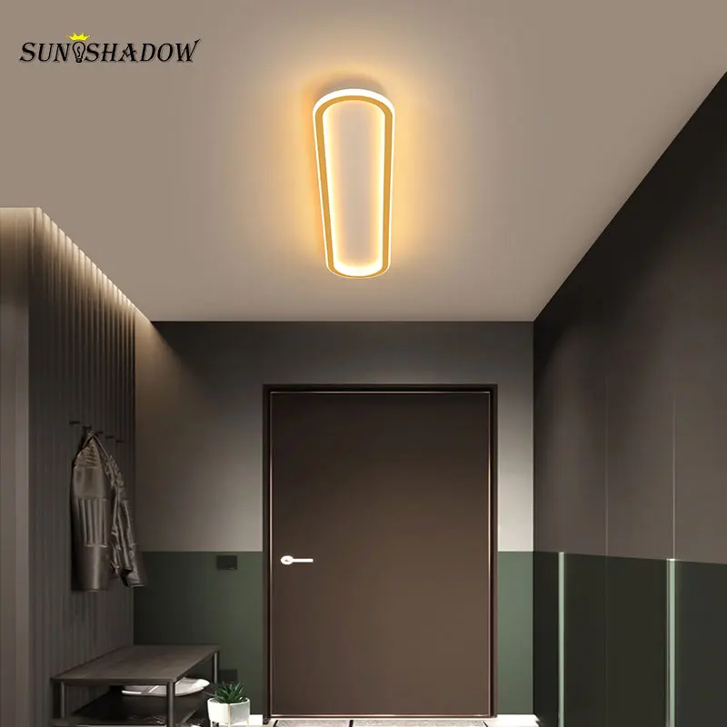 Modern LED Ceiling light 120CM 100CM Large Ceiling lamp For Living room Bedroom Dining room Kitchen Corridor Lights Black&Gold