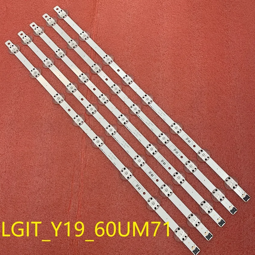 

5pcs/set LED backlight strip for TV 60UM7100PLB 60UN71006LB 60UM71007LB 60um7270 60UU640C NC600DQE-VSHP7 60UM7270PSA 60UM71