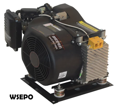 Imagem -02 - Extensor de Carregamento de Bateria cc Wse5000 5kw 48 60 72v Autopartida e Parada Autoestrangulamento Acelerador de Gás dc Gerador Aplicado para E-bike e Triciclo