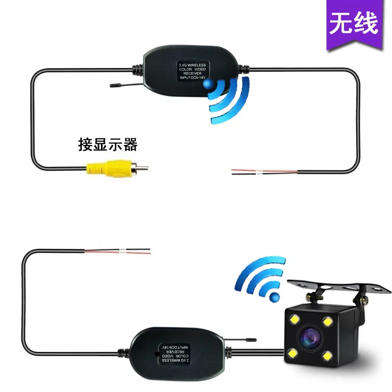 Qxny Wifi Wireless Rear View Camera Vehicle Folding Foldable 4.3\