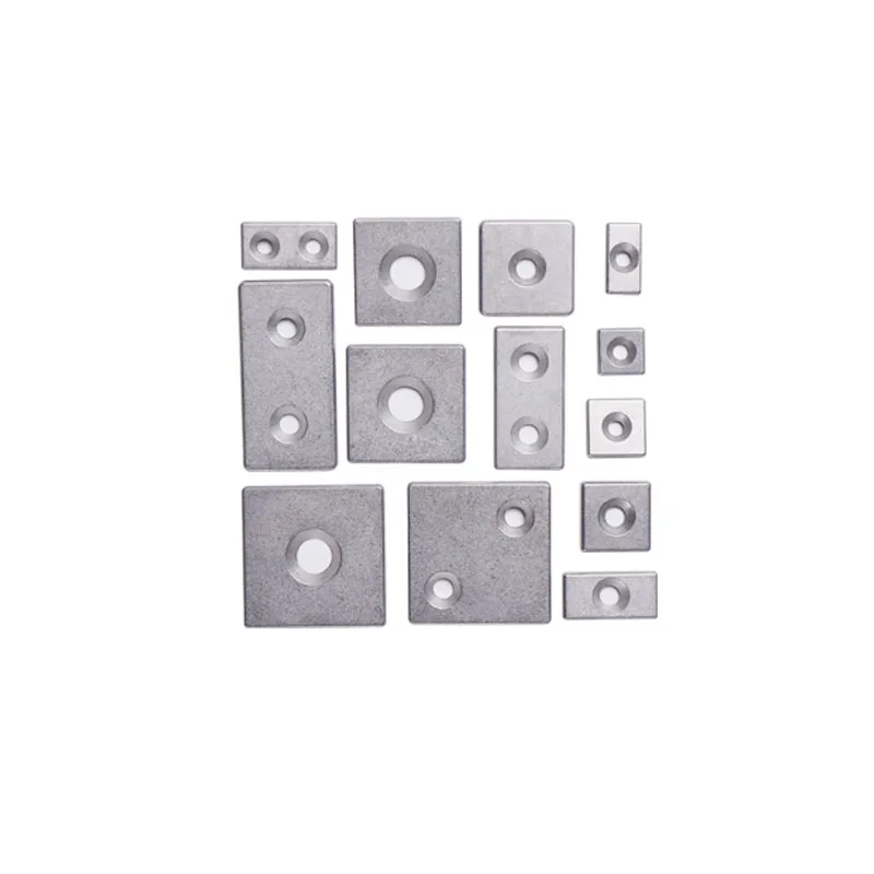 5pcs 2040 Aluminum Profile End Cap Cover Plate With Single Holes Standard Profile Fittings 6063-T5 Open Builds CNC 3D Printer