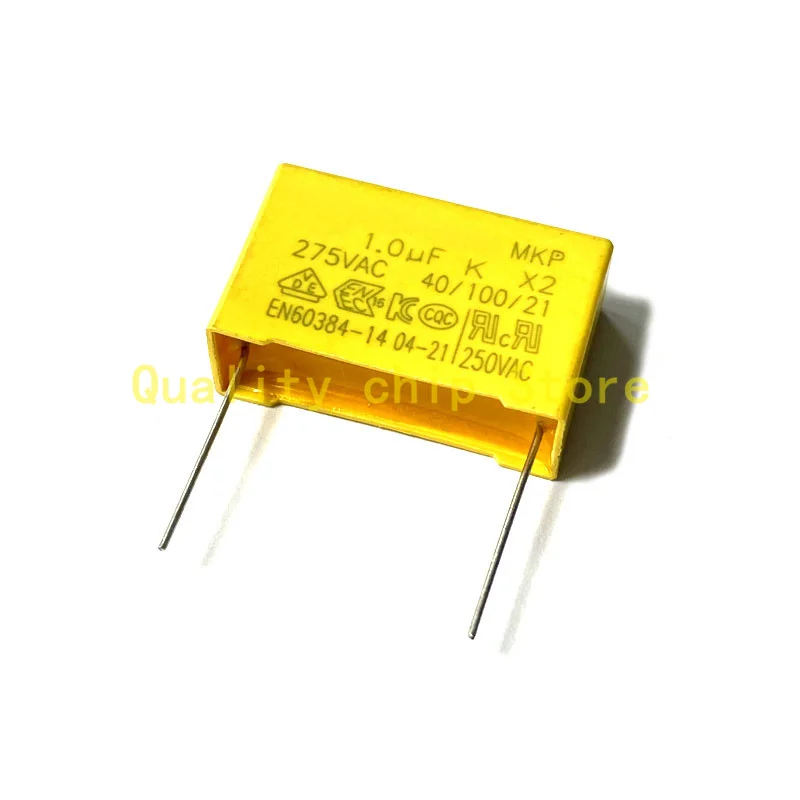 Capacitor x2 série 275v 275vac, 0.001uf ~ 1uf, capacitor de filme de polipropileno novo 10nf 100nf 150nf 220nf 680nf 470nf 0.22uf 0.47uf