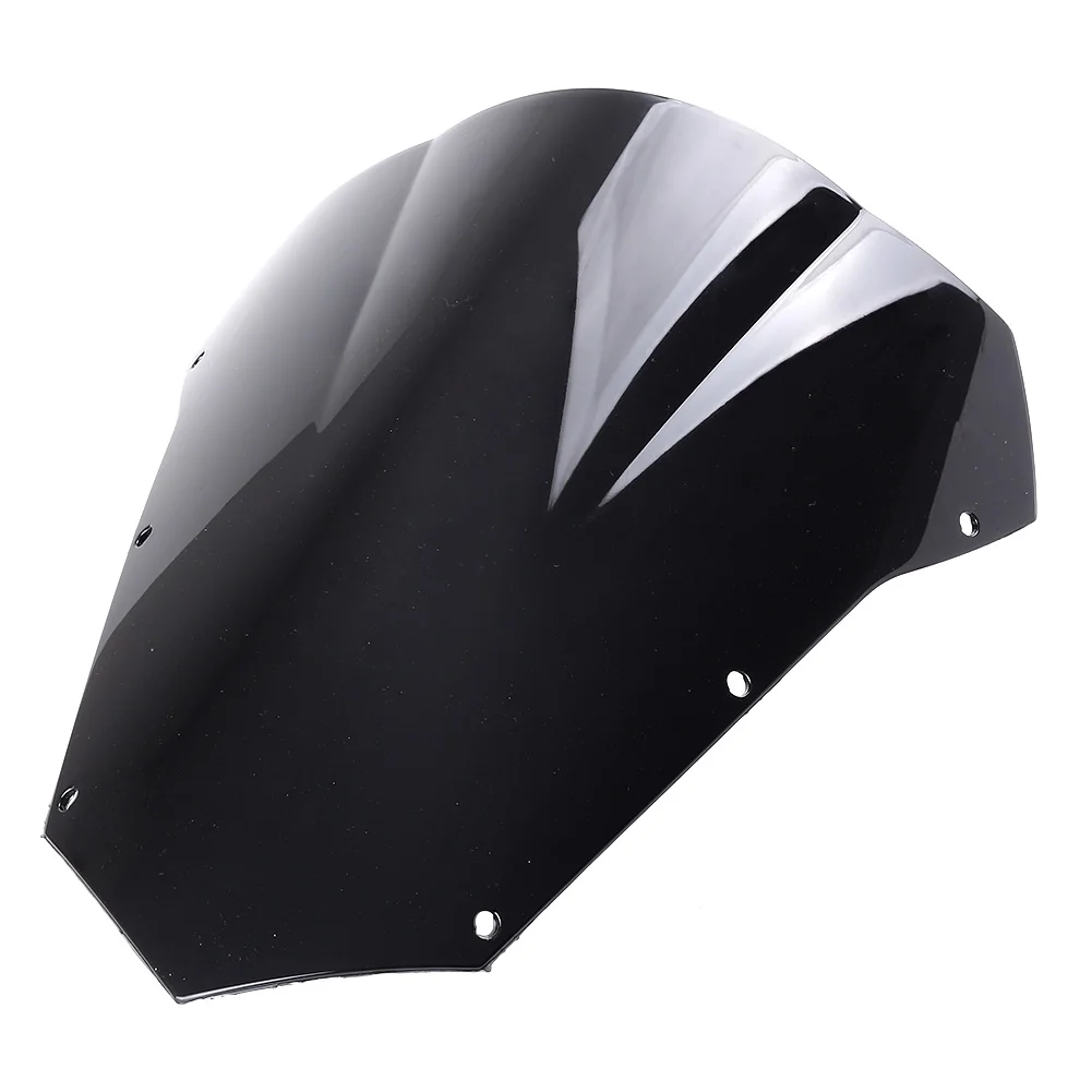 

Black Motorcycle Windscreen Windshield Double Bubble for Yamaha FZ6R 2003 2004 2005 2006 2007 2008 ABS Plastic