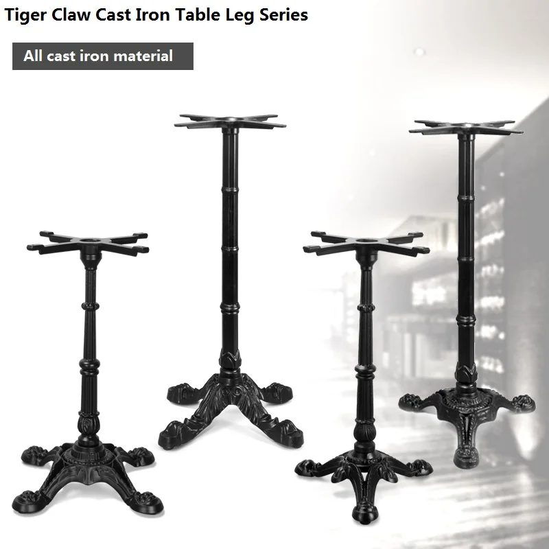 Cast Iron Tiger Claw Table Legs Western Restaurant Table Legs Retro Dinner Table Foot Support Iron Support Frame Table Feet