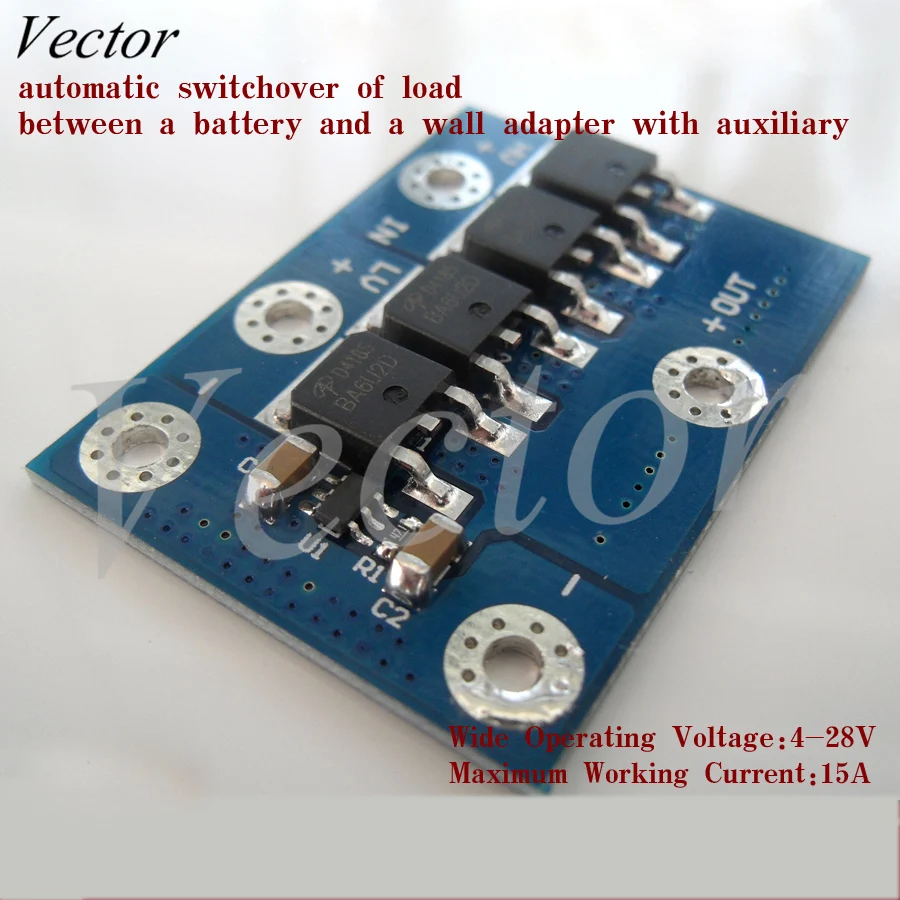 Intelligent Switching Between High Voltage and Low Voltage Between DC Power and Battery Power