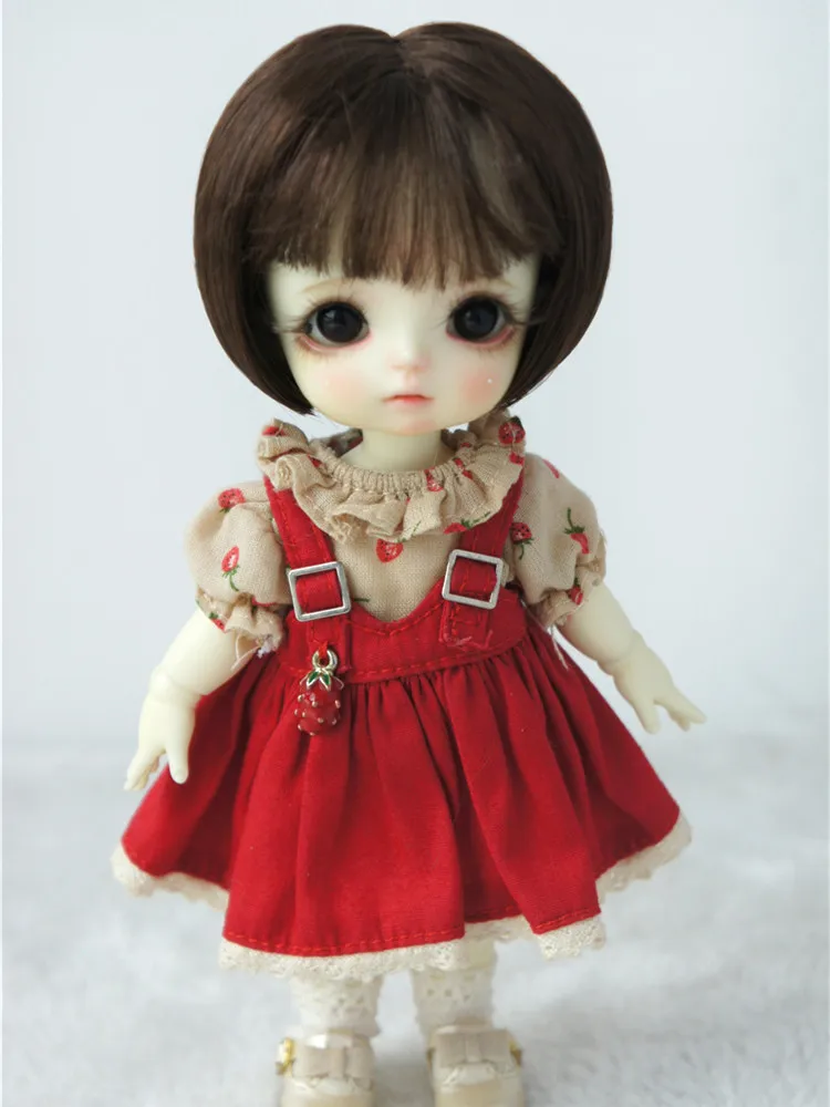 JD555 1/8 1/6 1/3  short  Bobo  cut  thin  Bangs  doll wigs  OB11 6-7inch  8-9inch  YOSD SD DODSynthetic mohair  BJD hair