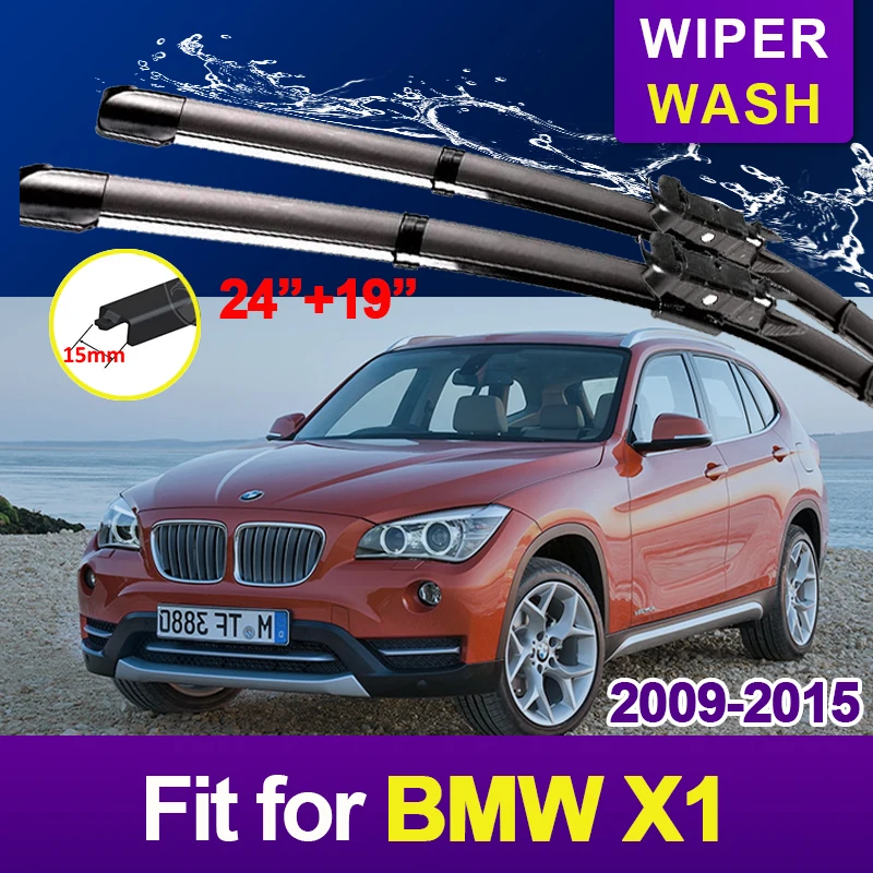 

Car Wiper Blades for BMW X1 E84 2009 2010 2011 2012 2013 2014 2015 Front Windscreen Wipers Auto Accessories Wiper 24" 19"