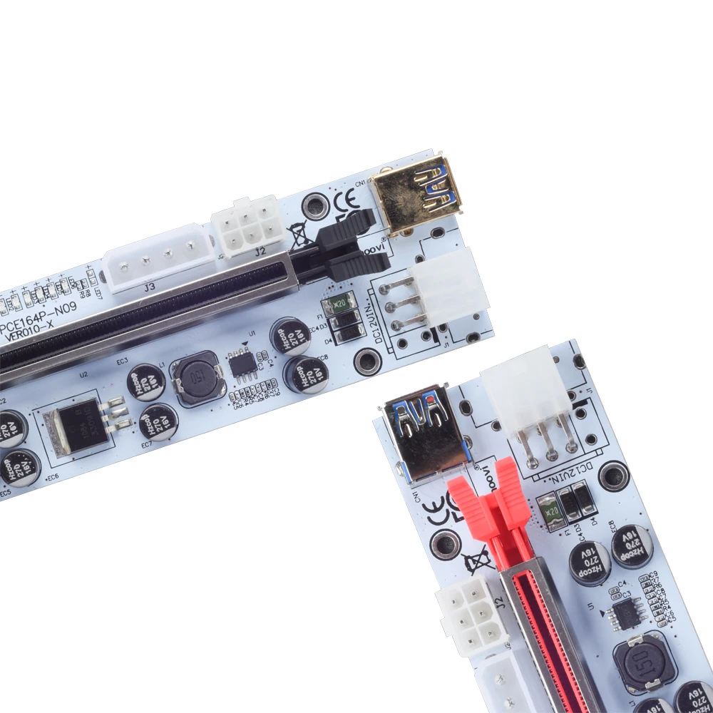 Pcie riser 010 010x riser para placa de vídeo, placa gráfica, gpu usb 3.0 cabo, pci express x16 para mineração bitcoin
