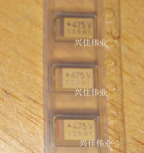 الأصلي 5 قطعة/35v4.7UF 475 4.7 فائق التوهج 35V C6032 C نوع 1812 التنتالوم مكثف SMD
