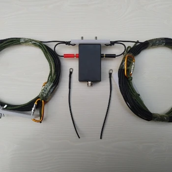 Shortwave radio antenna transmitter small portable multi 4 band Winton inverted V positive V Bipolar hanging end feed