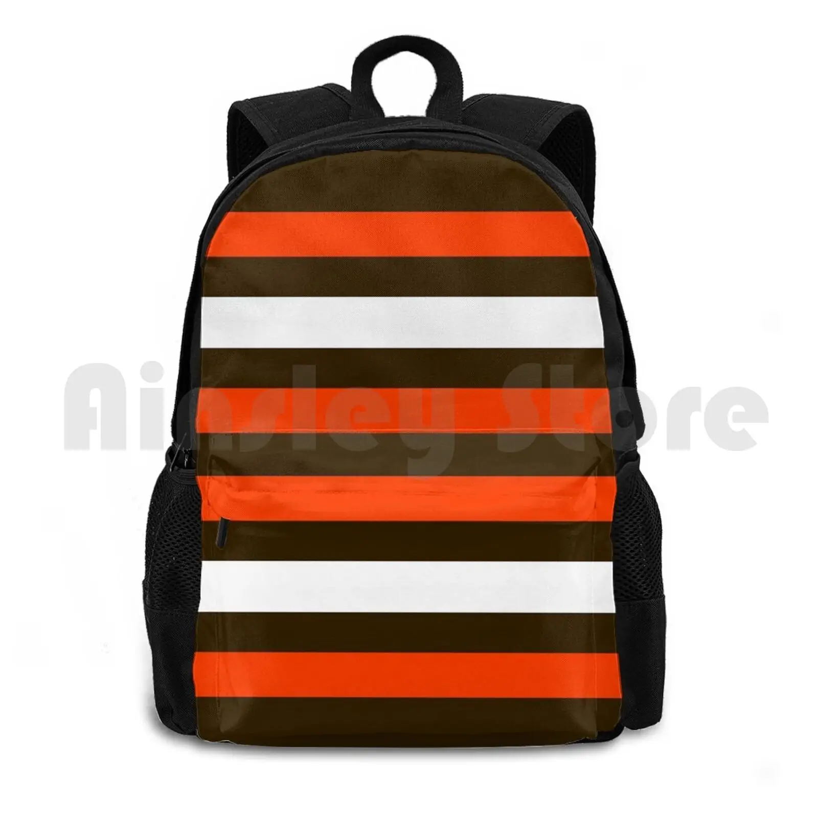 Orange Outdoor Hiking Backpack Riding Climbing Sports Bag Cle Football Fans Fan Lover Sports Hometown Home Base Game Game Day