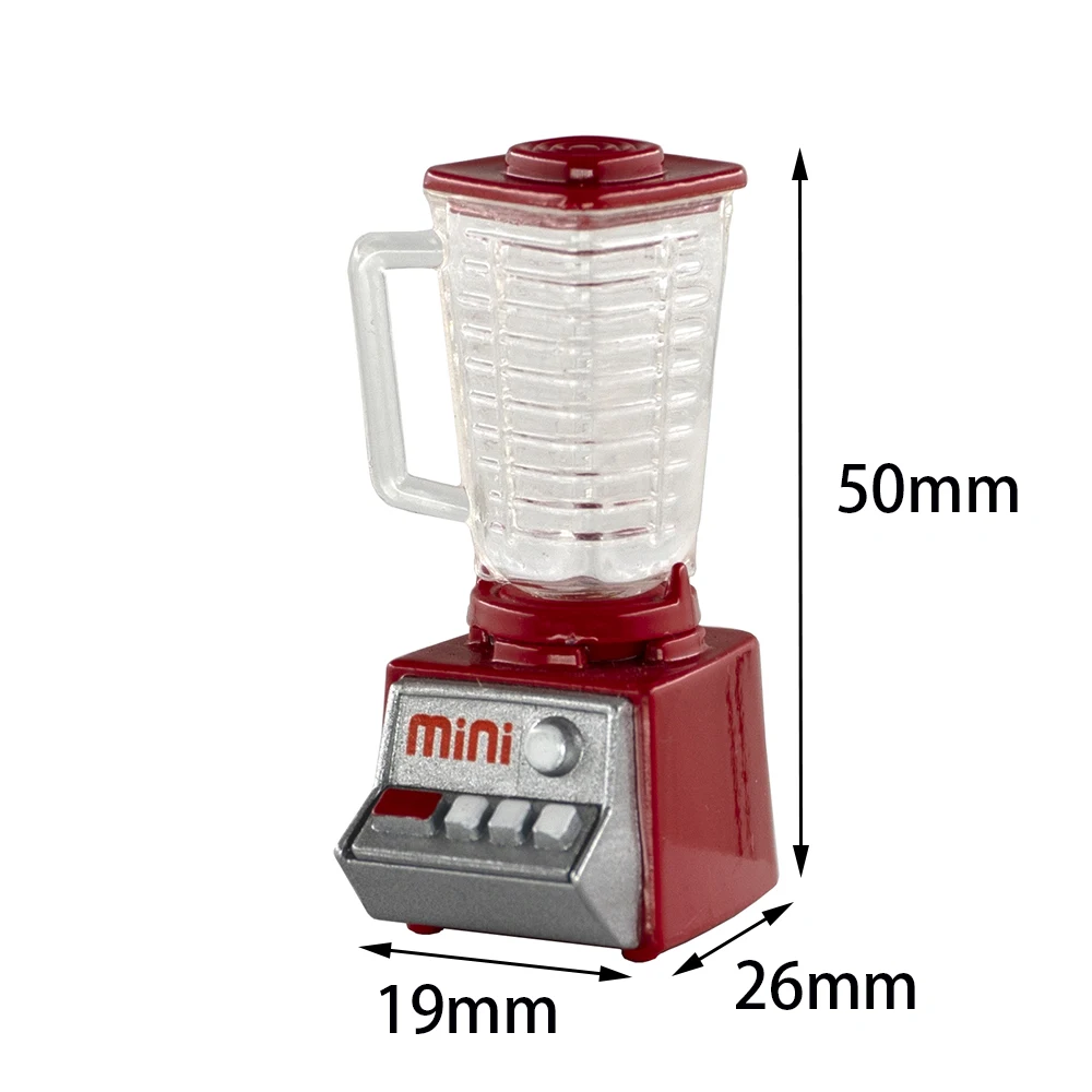 1 pçs 1/12 casa de bonecas em miniatura acessórios mini juicer simulação liquidificador mixer modelo brinquedos para casa boneca decoração