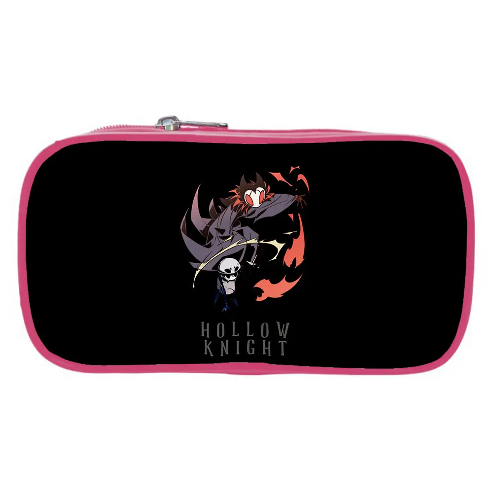 Hollow Knight Pencil Case Bag Anime Pen Bag Large Capacity Students Cartoon Pencil Box Boys Girls School Supplies