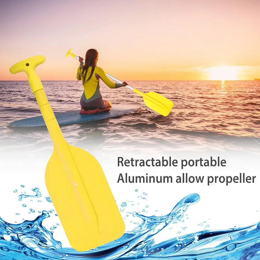 1PCS Kayak Raft Telescopic Paddle Portable Collapsible Adjustable Aluminum Alloy Oar Safety Boat Accessories Kayak Paddle