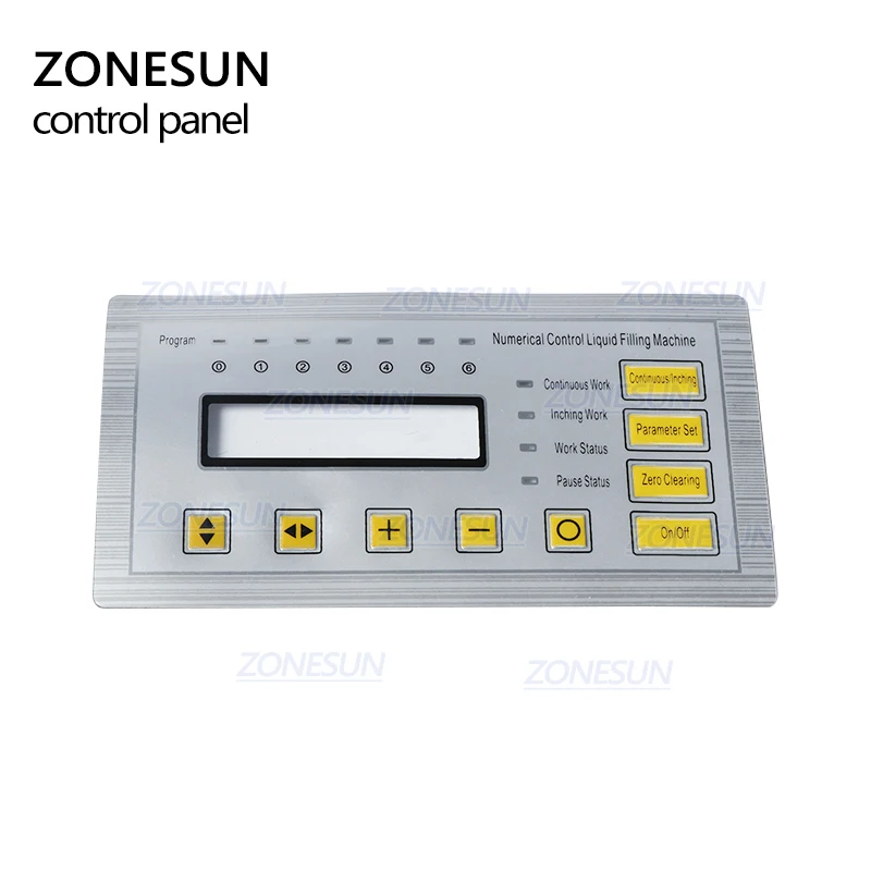 ZONESUN Bảng Điều Khiển Màn Hình Miếng Dán Kính Cường Lực Cho GFK-160 Chất Lỏng Làm Đầy Máy