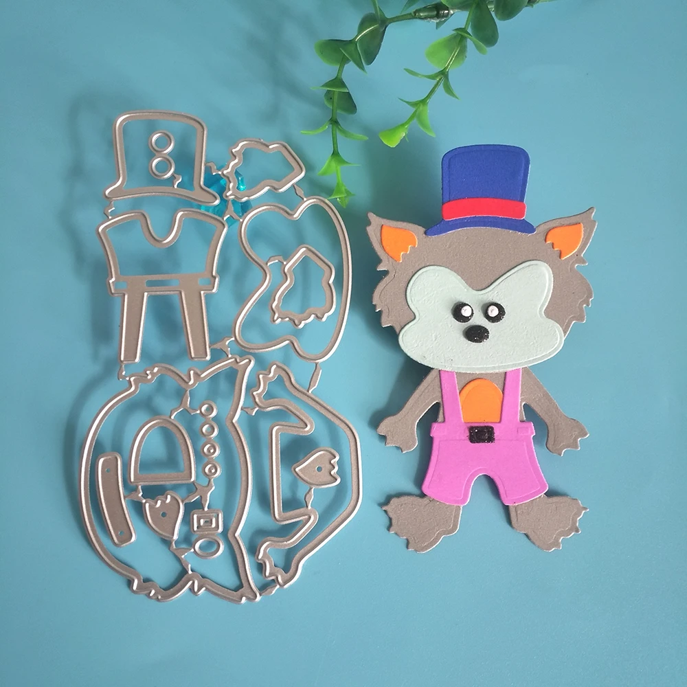 

New and exquisite wolf metal cutting dies DIY scrapbooking embossed card photo album decoration handmade crafts