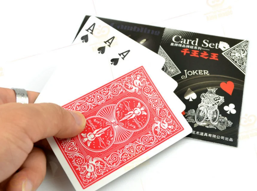 The King of King Card Magic Tricks Gimmick Illusions Kids Magic Show Street Magic Props Magician Classic Magia Funny Easy To Do