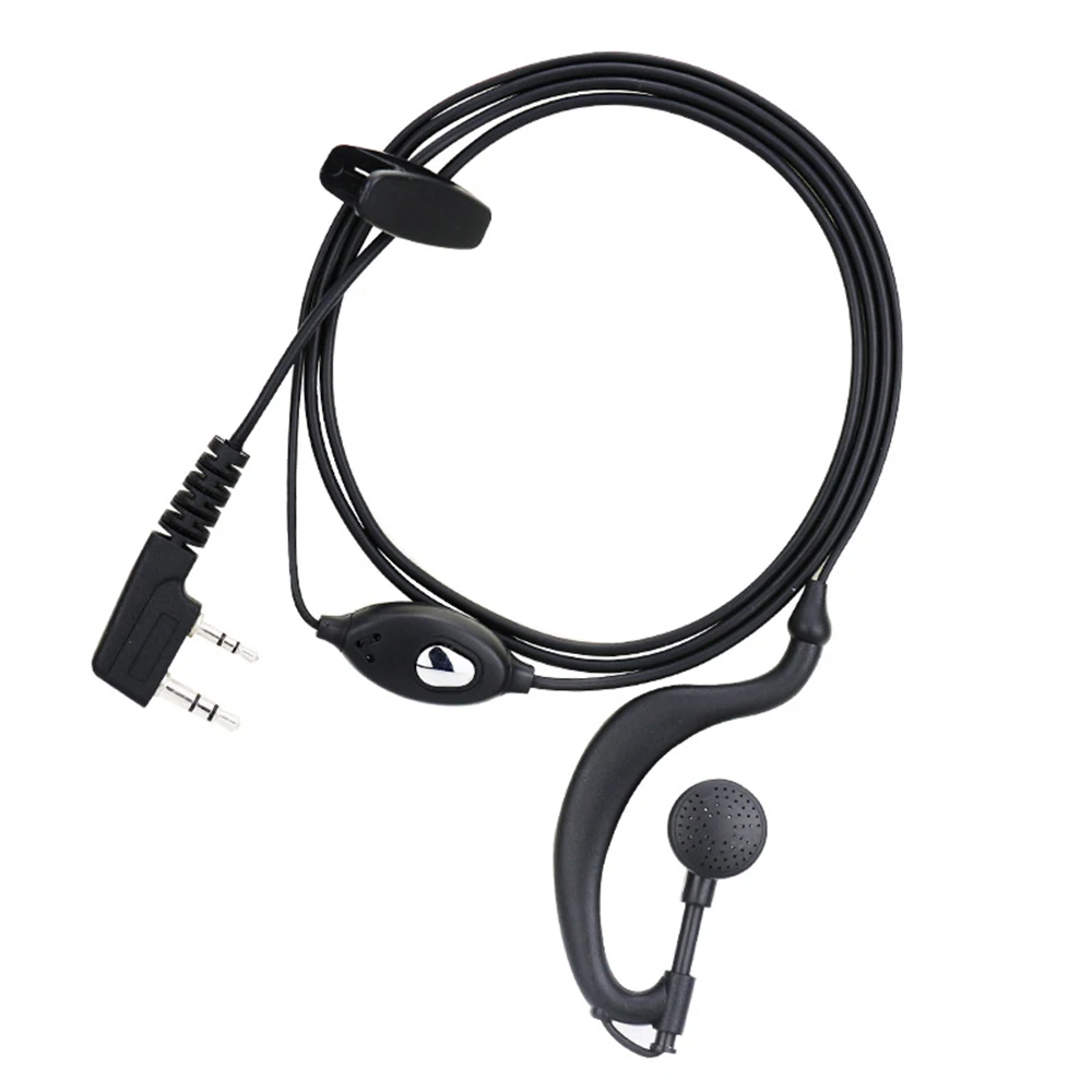 2 Pin Two Ways Covert Radio Earpiece For Baofeng BF-888S UV5R Walkie Talkie 992 Earwear Unilateral Headphone Earphone
