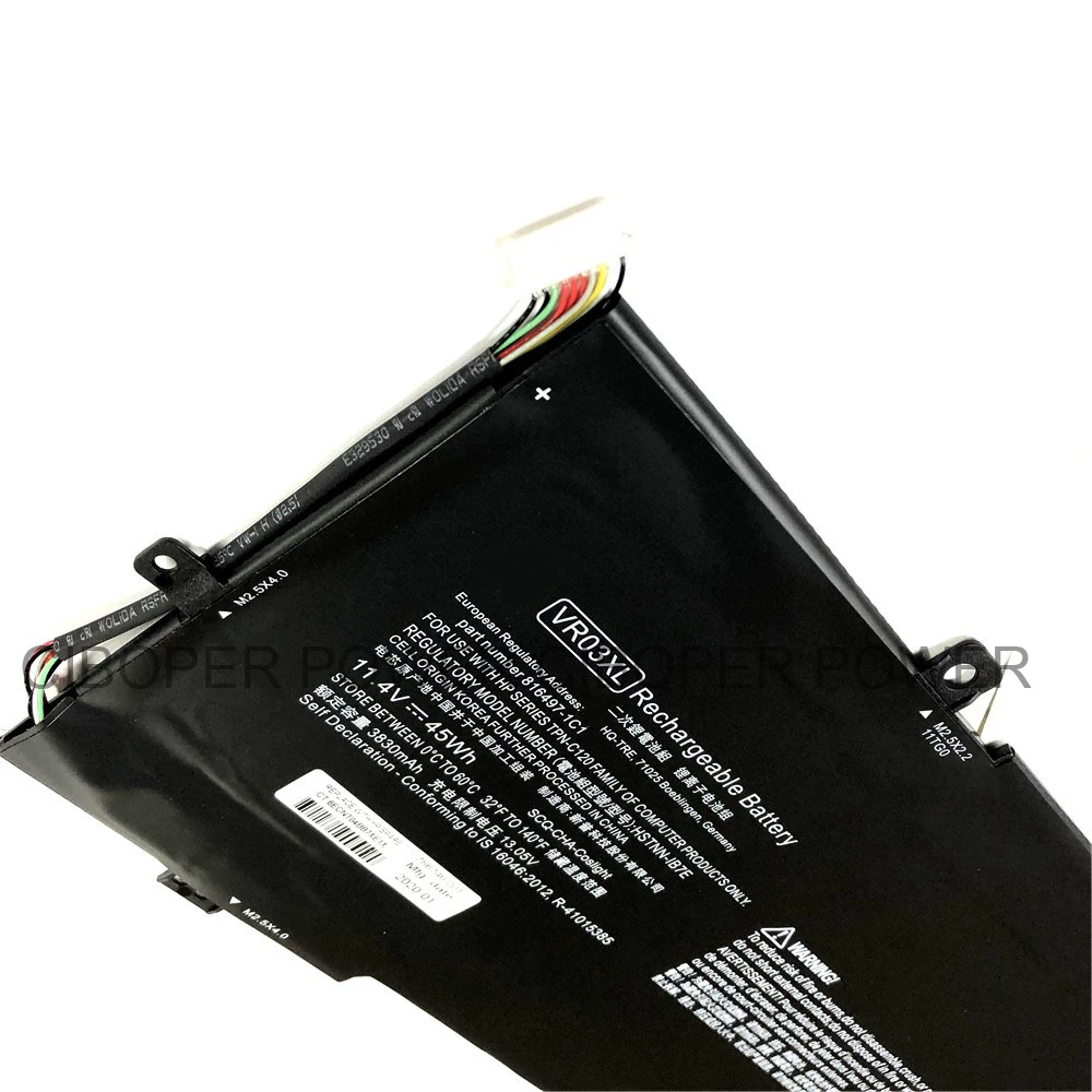 CP Laptop Battery HSTNN-IB7E VR03XL TPN-C120 For ENVY 13-D Series 13-d096UR 13-d036NZ 13-D046TU 13-D051TU 13-D006TU 13-d016TU