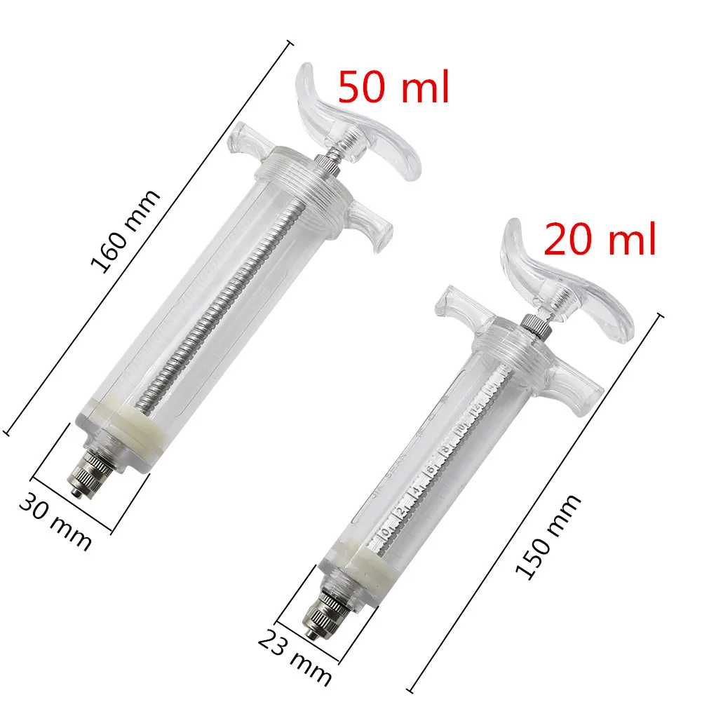 1 Set 10ml/20ml/50ml Birds Feeding Syringe Kit With 6 Pcs Curved Gavage Tubes Bird Feeding Feed Medicine Supplies