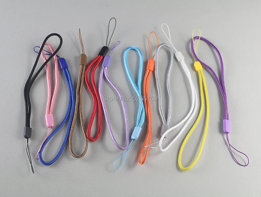 200pcs/lot Hand Rope Colors Avaible Braided Lariat Lanyard Wrist For Gameboy GB GBA SP GBC GBM GBP Hand Strap