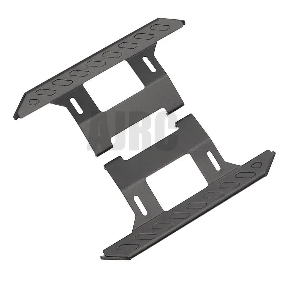 Tough Armor Side Plates Metal Pedals Slider for 1/10 RC Crawler Axial SCX10 RC4WD TF2 RGT 86100 Upgrade Parts