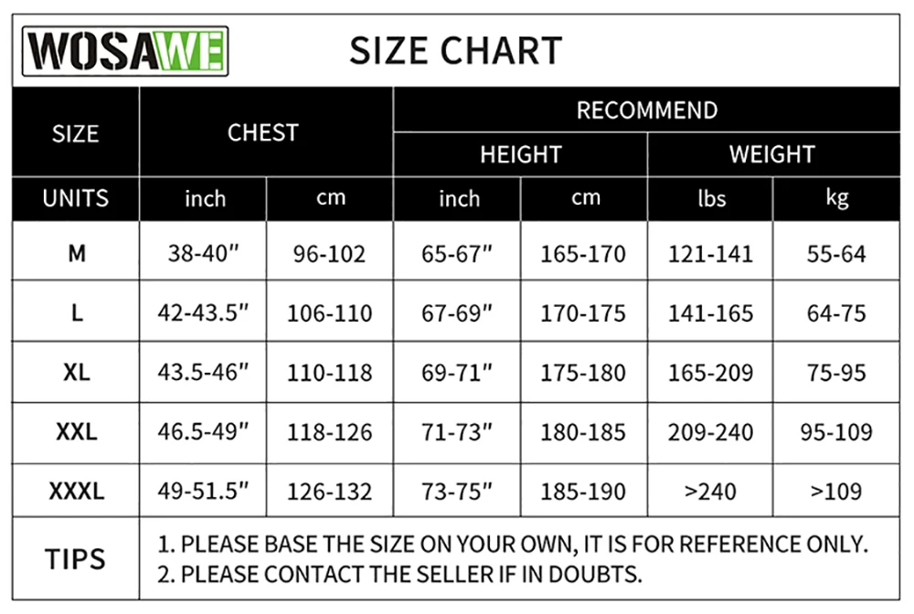 WOSAWE Men\'s Cycling Jacket and Shorts Bike Off-road Racing Shorts Waterproof Ourdoor Sports Breathable Motorcycle Suit