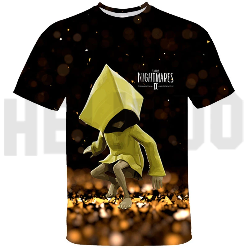 2021 New Arrival 3D Cosplay Little Nightmares T Shirt Adult Kids T-shirt Summer Hip Hop Casual Short Sleeve Oversized Tops Tees