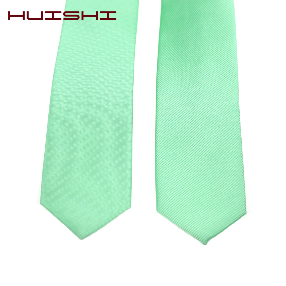 Mint Green Solid Color Necktie Unisex Vintage Formal Male Tie Knot Banquet Green POLO Shirt Men Neck Tie Wedding 100% Waterproof