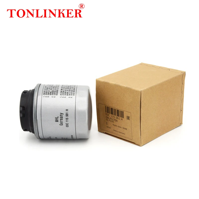 TONLINKER Oil Filter 03C115561H For Audi A1 8X 1.2TFSI CBZA 1.4TFSI CAXA,CNVA 2010 2011 2012 2013 2014 2015 Car Accessories