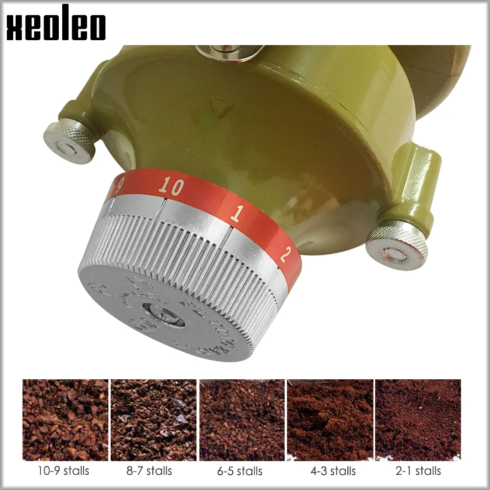 Xeoleo 90mm Electric Flat Burr Coffee Bean Grinder Adjustment Coffee Milling Powder Grinding Machine Espresso 360W Grinder