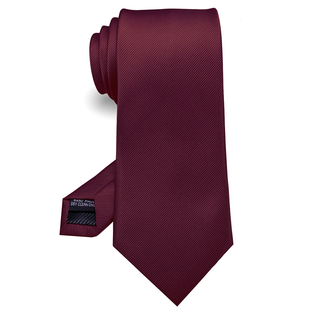KAMBER Herrenkrawatte Einfarbig 8cm Seiden-Jacquard-Krawatte Grün Rot Krawatten für Männer Formelle Business-Hochzeits-Accessoires Dropshipping – Detail 4